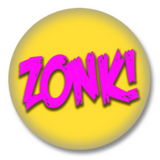 ZONK! Button im Comic Style