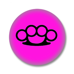 Schlagring Button Pink