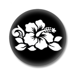 Hibiskus Button