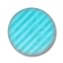 Türkis gestreifter Button
