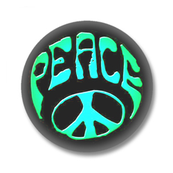 Peace Zeichen Button Badge / Ansteckbutton