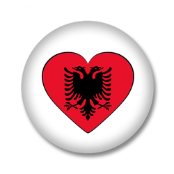 Albanien Ansteckbutton