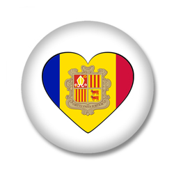 Andorra Ansteckbutton