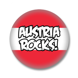 Österreich Button - Austria Rocks