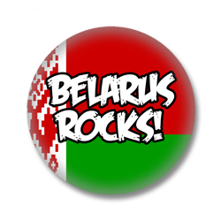 Weißrussland Button - Belarus Rocks