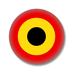 Belgien Button Konkarde