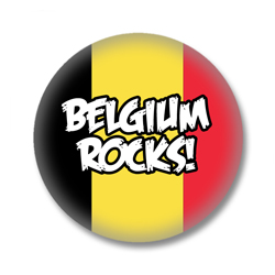 Belgien Button - Belgium Rocks
