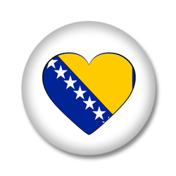 Bosnien und Herzegowina Ansteckbutton