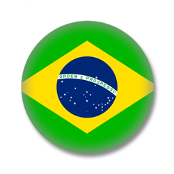 Brasilien Button