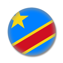 Demokratische Republik Kongo Button