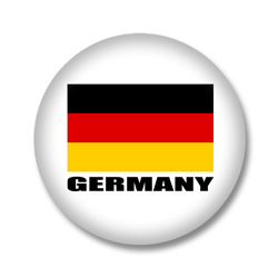 Deutschland Flagge Button