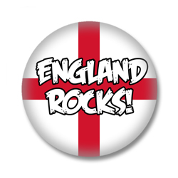England Button - England Rocks