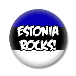 Estland Button - Estonia Rocks
