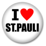 Hamburg Button - I Love St.Pauli