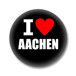 I love Aachen Button