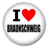 I love Braunschweig Ansteckbutton