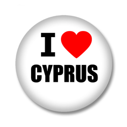 Zypern Button - I love Cyprus