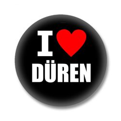 I love Düren Button
