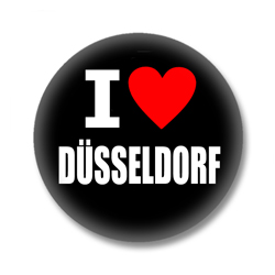 I love Düsseldorf Button
