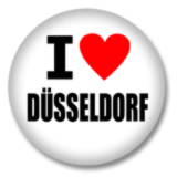 I love Düsseldorf Ansteckbutton