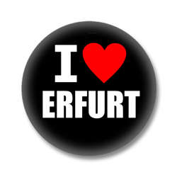 I love Erfurt Button