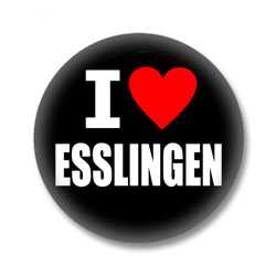 I love Esslingen Button