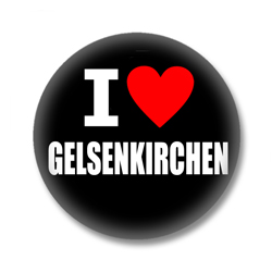 I love Gelsenkirchen Button