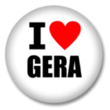 I love Gera Ansteckbutton