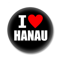 I love Hanau Button