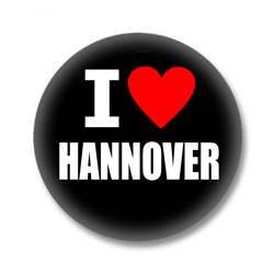 I love Hannover Button