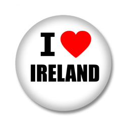 Irland Button - I love Ireland