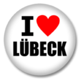 I love Lübeck Ansteckbutton