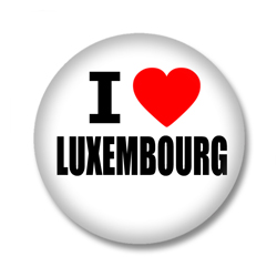 Luxemburg Button - I love Luxembourg