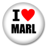 I love Marl Ansteckbutton