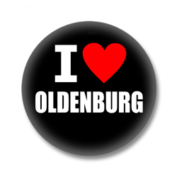 I love Oldenburg Button