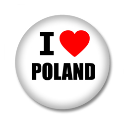 Polen Button - I love Poland