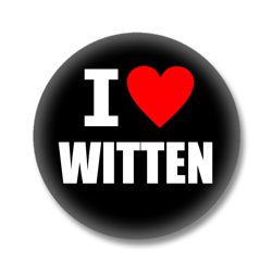 I love Witten Button