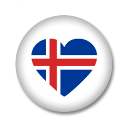 Island Ansteckbutton