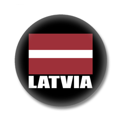 Lettland Flagge Ansteckbutton
