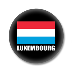 Luxemburg Flagge Ansteckbutton