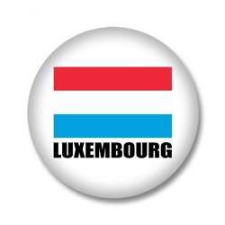 Luxemburg Flagge Button