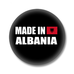 Albanien Button - Made in Albania 