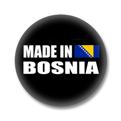 Bosnien Button - Made in Bosnia