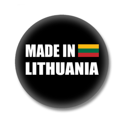 Litauen Button - Made in Lithuania