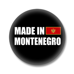 Montenegro Button - Made in Montenegro