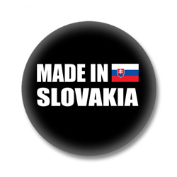 Slowakei Button - Made in Slovakia 