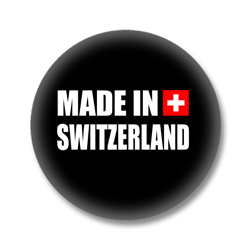 Schweiz Button - Made in Switzerland