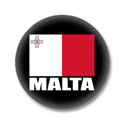 Malta Flagge Ansteckbutton