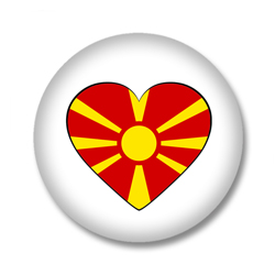 Mazedonien Ansteckbutton