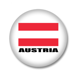 Österreich Flagge Button